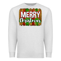 Oatmeal Heather merry christmas brushstroke Premium Sweatshirt - Jasminsmagicworld