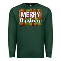Sports Green merry christmas brushstroke Premium Sweatshirt - Jasminsmagicworld