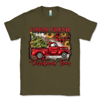 Army Green farm fresh christmas trees Classic Tee - BarkalooDesign