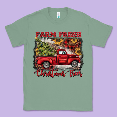 Farm Fresh Christmas Trees Classic Tee Designed By Barkaloodesign