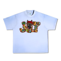 Grape Ice german shepherd christmas joy Urban Heavy Tee - RanaPortraitStore