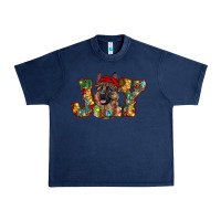 Navy german shepherd christmas joy Urban Heavy Tee - RanaPortraitStore
