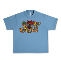 Pebble Blue german shepherd christmas joy Urban Heavy Tee - RanaPortraitStore