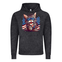 Vintage Black cat4 Vintage Hoodie - Unal Design