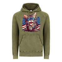 Vintage Olive cat4 Vintage Hoodie - Unal Design