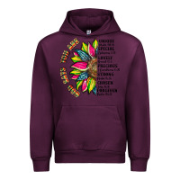 Mauve Wine you are inspiration Urban Hoodie - Artiststas