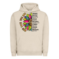 Pigment French Oak you are inspiration Urban Hoodie - Artiststas