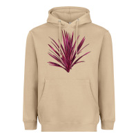 Mushroom Pink Cordyline Heavyweight Hoodie - LillyAllenDesigns