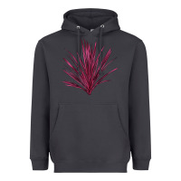 Smoke Pink Cordyline Heavyweight Hoodie - LillyAllenDesigns