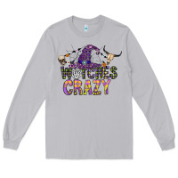 Moon Dust Witches Be Crazy Long Sleeve Tee - CowhideDigitalArt
