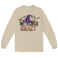 Mushroom Witches Be Crazy Long Sleeve Tee - CowhideDigitalArt