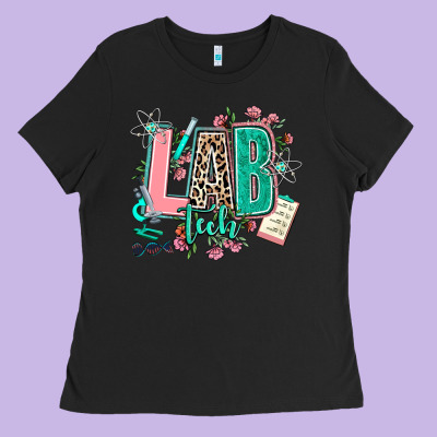 Lab Tech Ladies Tee Designed By Adodesignshop