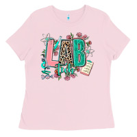 Bubblegum Pink lab tech Ladies Tee - AdoDesignShop