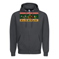 Smoke christmas with cross license plate Zipper Hoodie - BundleAndBundleShop