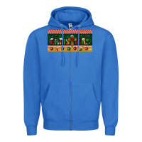 True Royal christmas with cross license plate Zipper Hoodie - BundleAndBundleShop