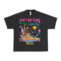 Pigment Black aint no cure for the summer time blues Urban Heavy Tee - texasbilliewilder