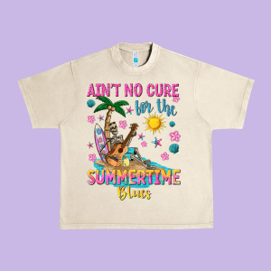 Aint No Cure For The Summer Time Blues Urban Heavy Tee Designed By Texasbilliewilder