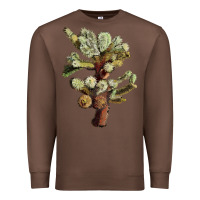 Chestnut cholla tree cactus Premium Sweatshirt - LillyAllenDesigns