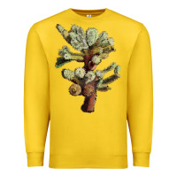 Lemon cholla tree cactus Premium Sweatshirt - LillyAllenDesigns