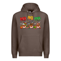 Coffee ho ho ho reindeer Premium Hoodie - MaliasSmallBusiness