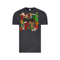 Vintage Black santa's favorite pt Vintage Tee - Zillion Design Studio