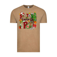 Vintage Coffee santa's favorite pt Vintage Tee - Zillion Design Studio