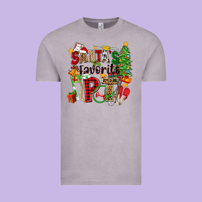 Vintage Tee santa's favorite pt