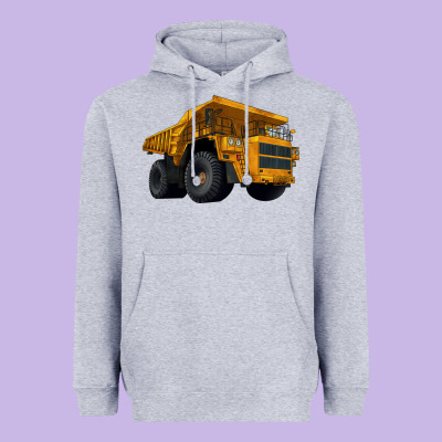 Dump Truck Heavyweight Hoodie Designed By Lillyallendesigns