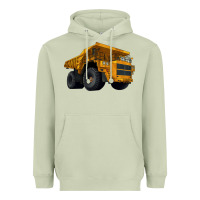 Matcha Dump Truck Heavyweight Hoodie - LillyAllenDesigns