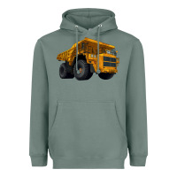Sage Dump Truck Heavyweight Hoodie - LillyAllenDesigns