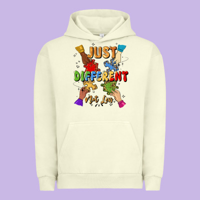 Just Different Not Less Urban Hoodie Designed By Artiststas