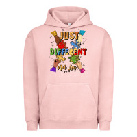 Pigment Salmon just different not less Urban Hoodie - Artiststas