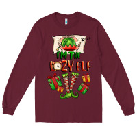 Burgundy im the lazy elf Long Sleeve Tee - FaDigitalArtStudio