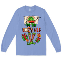 Colony Blue im the lazy elf Long Sleeve Tee - FaDigitalArtStudio