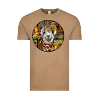 Vintage Coffee western alpaca Vintage Tee - BarkalooDesign