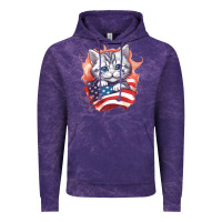 Cloud Purple cat6 Vintage Hoodie - Unal Design