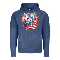 Vintage Denim cat6 Vintage Hoodie - Unal Design