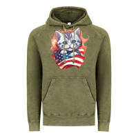 Vintage Olive cat6 Vintage Hoodie - Unal Design