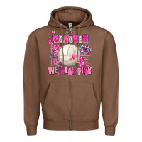 Chestnut in october we wear pink volleyball Zipper Hoodie - AdoDesignShop