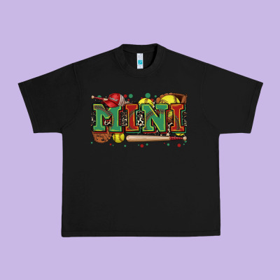 Mini Softball Urban Heavy Tee Designed By Zillion Design Studio