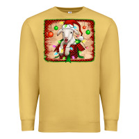 Antique Gold christmas lamb Premium Sweatshirt - Jasminsmagicworld