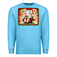 Ocean Blue christmas lamb Premium Sweatshirt - Jasminsmagicworld