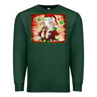 Sports Green christmas lamb Premium Sweatshirt - Jasminsmagicworld