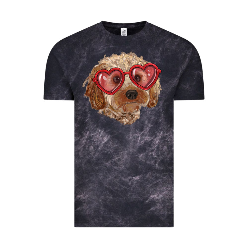 Toy Poodle With Love Glasses Vintage Tee by RanaPortraitStore | Teevron