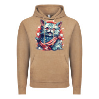 Vintage Coffee cat7 Vintage Hoodie - Unal Design