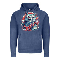 Vintage Denim cat7 Vintage Hoodie - Unal Design