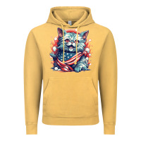 Vintage Mustard cat7 Vintage Hoodie - Unal Design