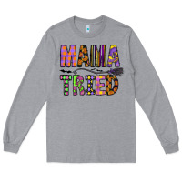 Heather Grey Mama Tried Long Sleeve Tee - CowhideDigitalArt