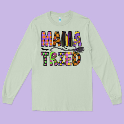 Mama Tried Long Sleeve Tee Designed By Cowhidedigitalart