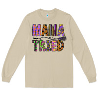 Mushroom Mama Tried Long Sleeve Tee - CowhideDigitalArt
